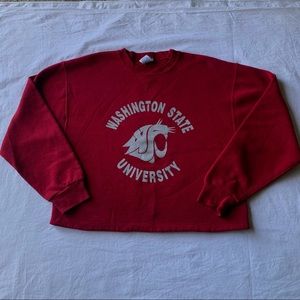 NWOT Washington state university crewneck sweater